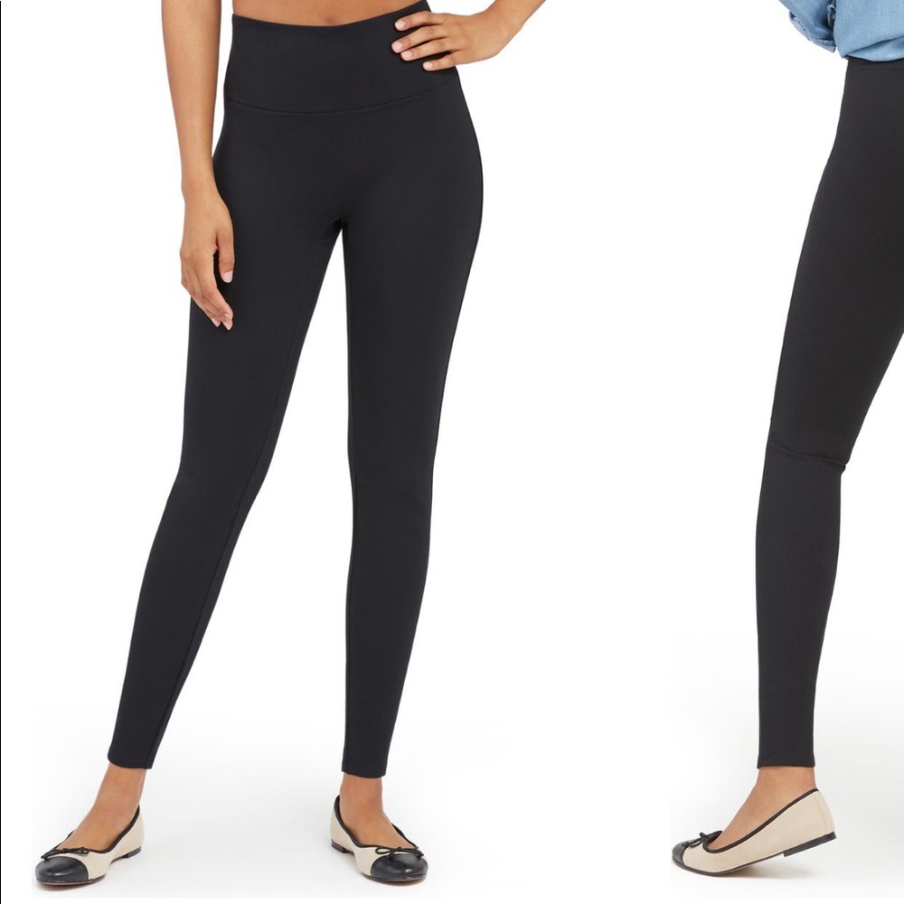 NWT Sz M Spanx Black Pointe Legging